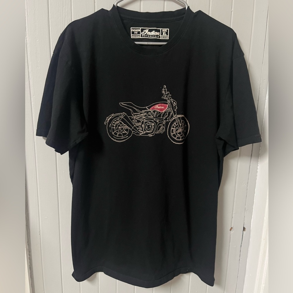Indian Motorcycle Black Short Sleeve Tee XL